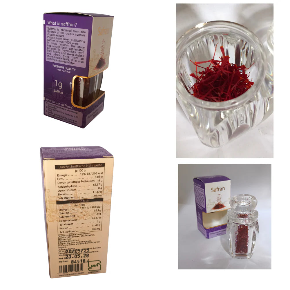 Safran filament boite 1 g | Grade 1