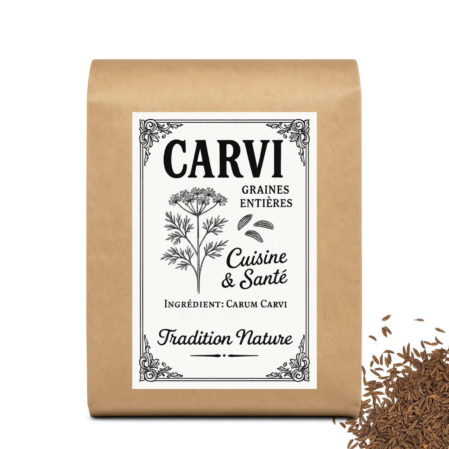 Carvi graines entières