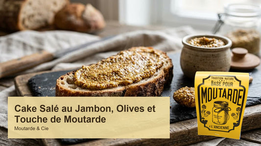 Cake Salé au Jambon, Olives et Touche de Moutarde