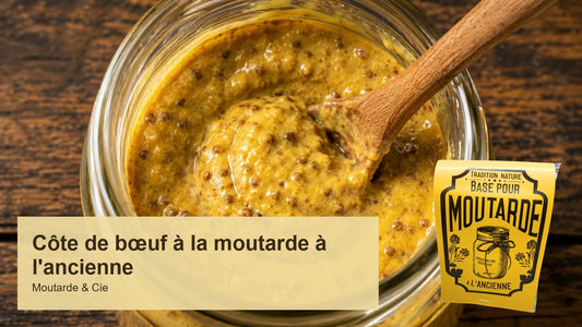 Côte de bœuf à la moutarde à l'ancienne — recette Moutarde & Cie
