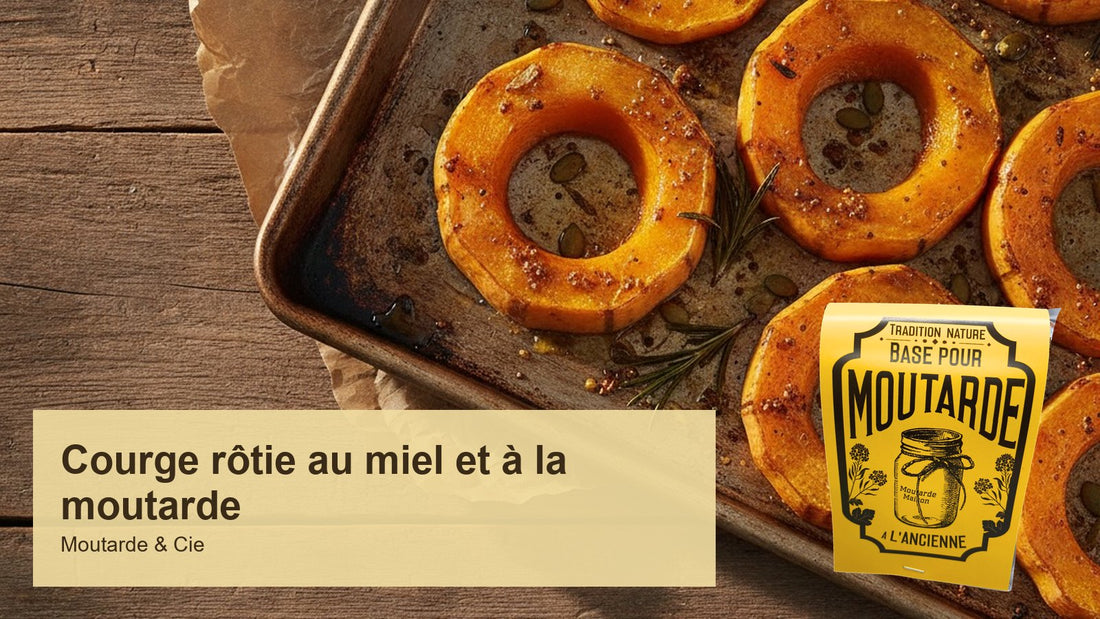 Courge rôtie au miel et à la moutarde : le plat d'automne doré