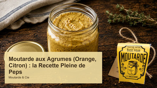 Moutarde aux Agrumes (Orange, Citron) : la Recette Pleine de Peps