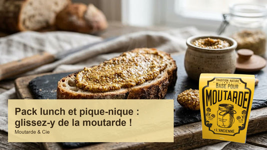 Pack lunch et pique-nique : glissez-y de la moutarde !
