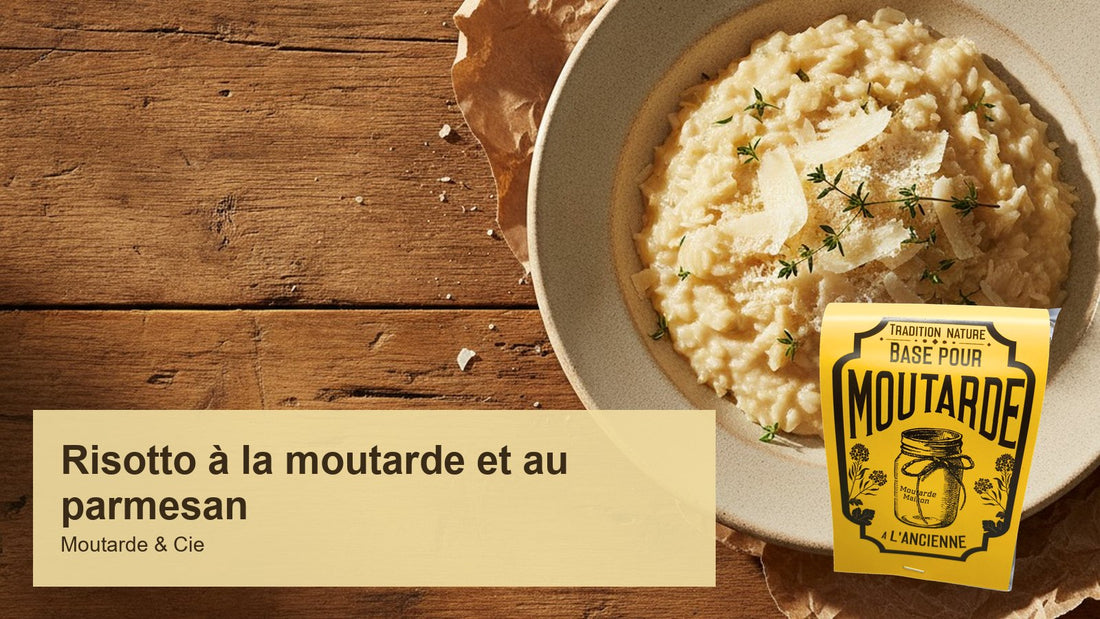 Risotto à la moutarde et au parmesan : crémeux et réconfortant