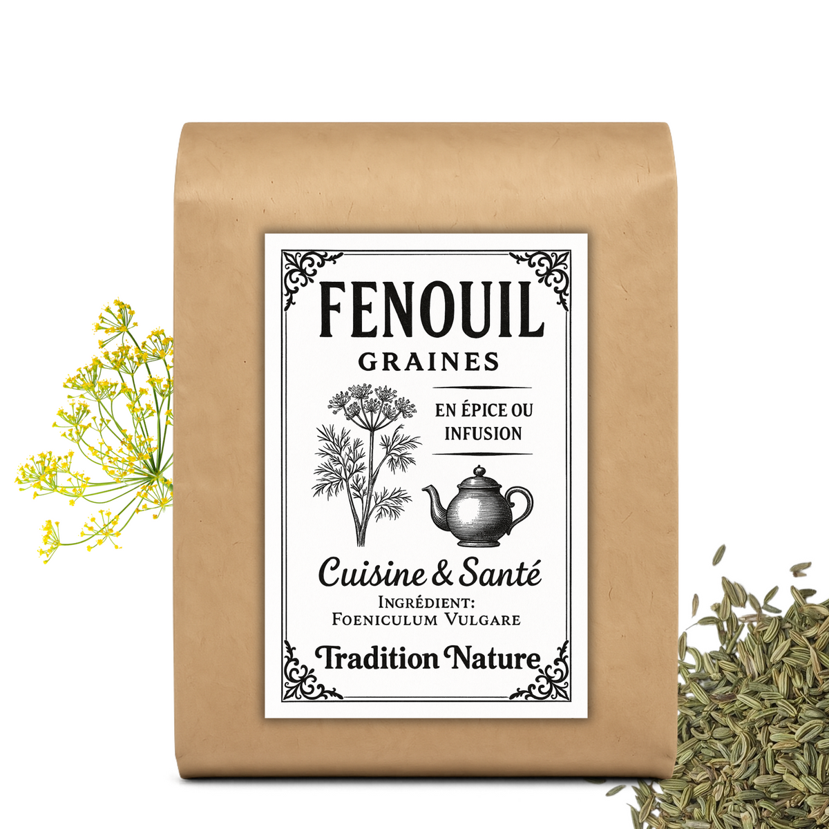 Fenouil graines | Origine France — Moutarde & Cie