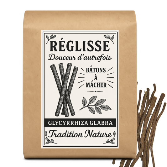 Réglisse bâtons entiers en vrac — Moutarde & Cie