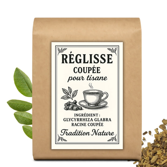 Réglisse coupée | vrac 50 g à 500 g – conditionnement