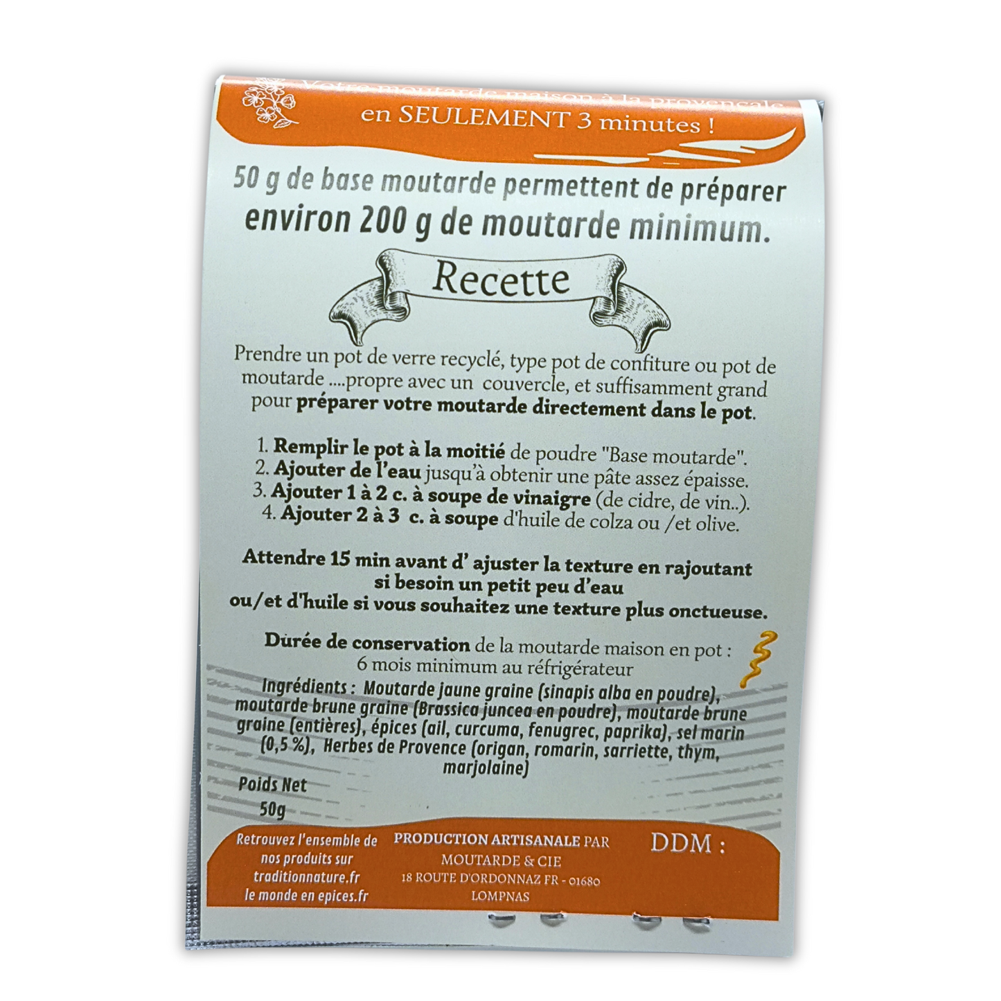 Moutarde maison provençale