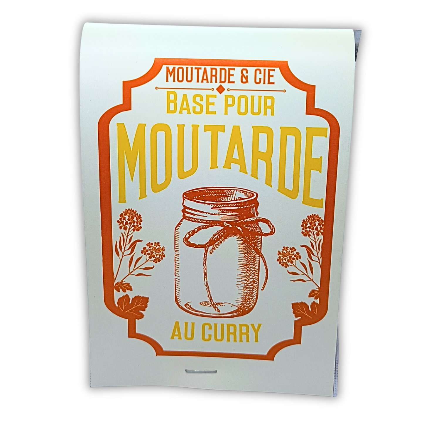 Moutarde maison au curry