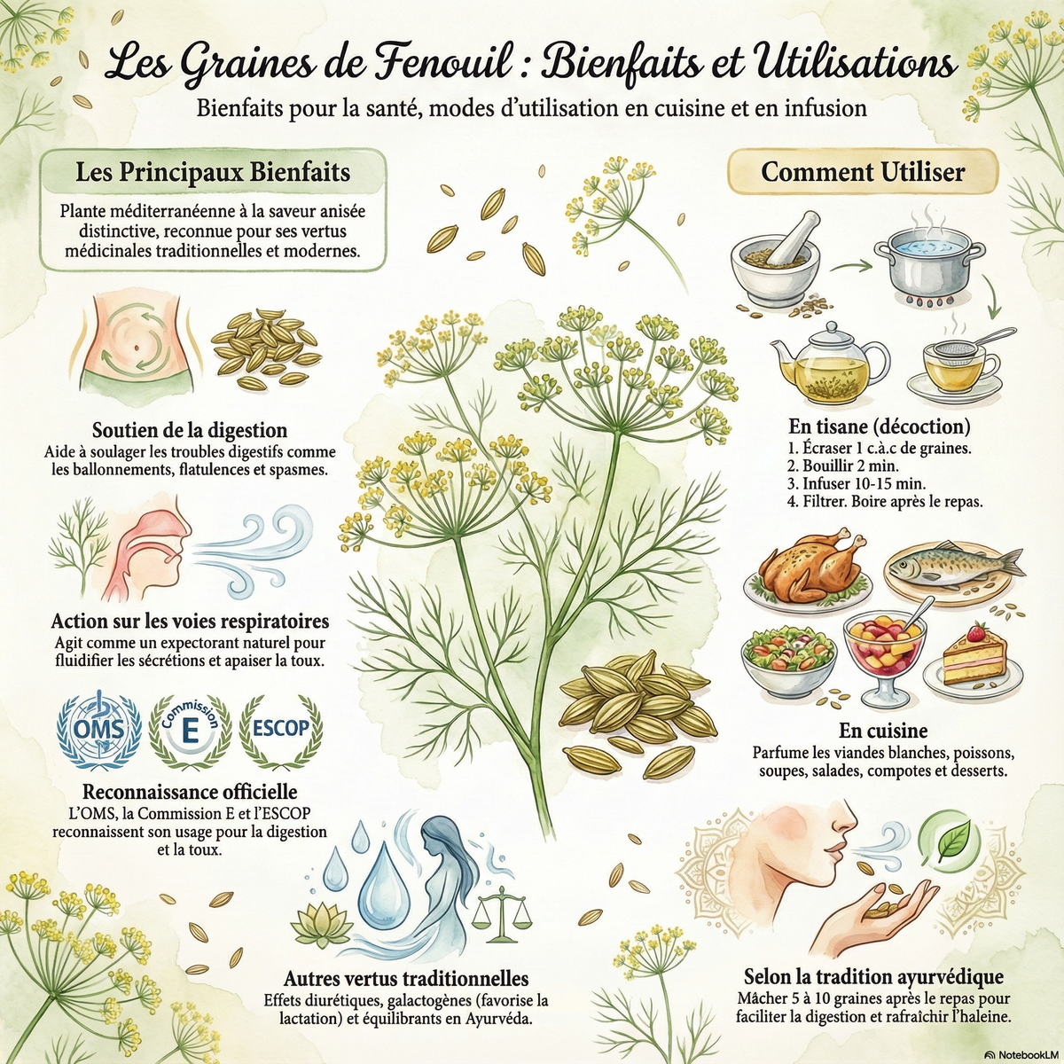 Fenouil graines | Origine France — Moutarde & Cie