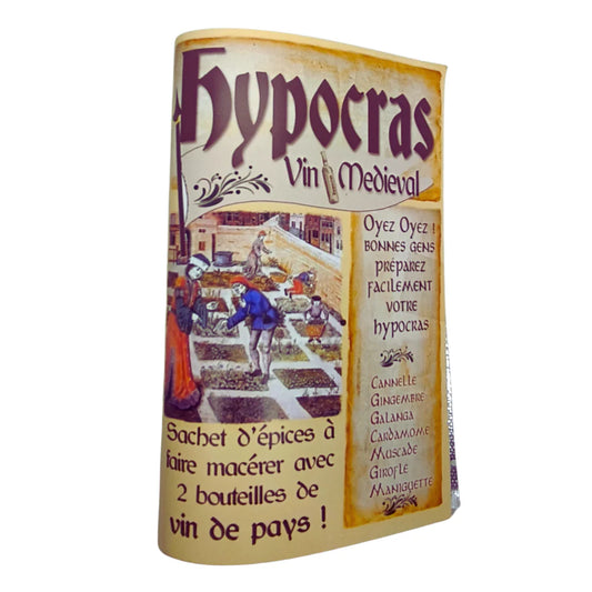 Hypocras | mélange d'épices pour la préparation de vin médiéval | Pour 2litres et 5litres