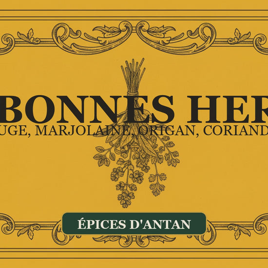 Les Bonnes Herbes : sauge, marjolaine, origan et coriandre — Moutarde & Cie