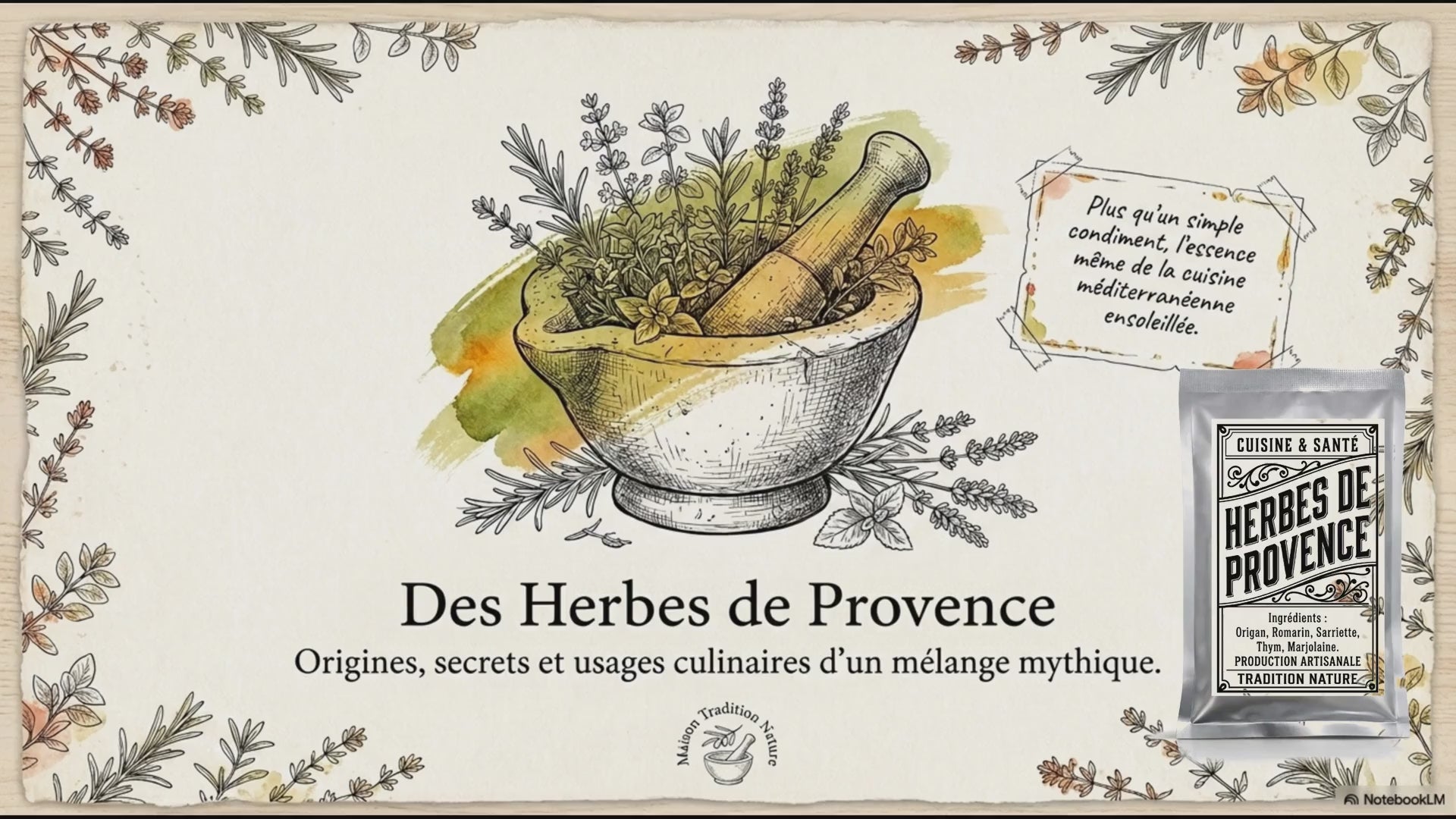 Herbes de Provence : la présentation de notre mélange artisanal — Moutarde & Cie