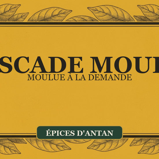 La muscade moulue : origine, usages et conseils de notre atelier — Moutarde & Cie
