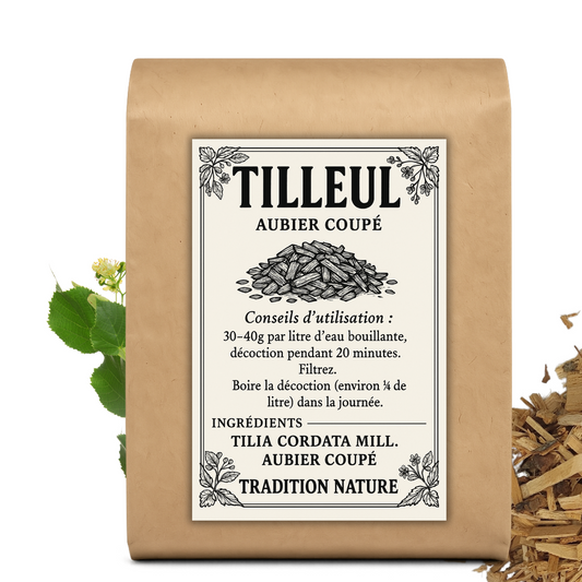 Tilleul Aubier coupé 100g — Moutarde & Cie