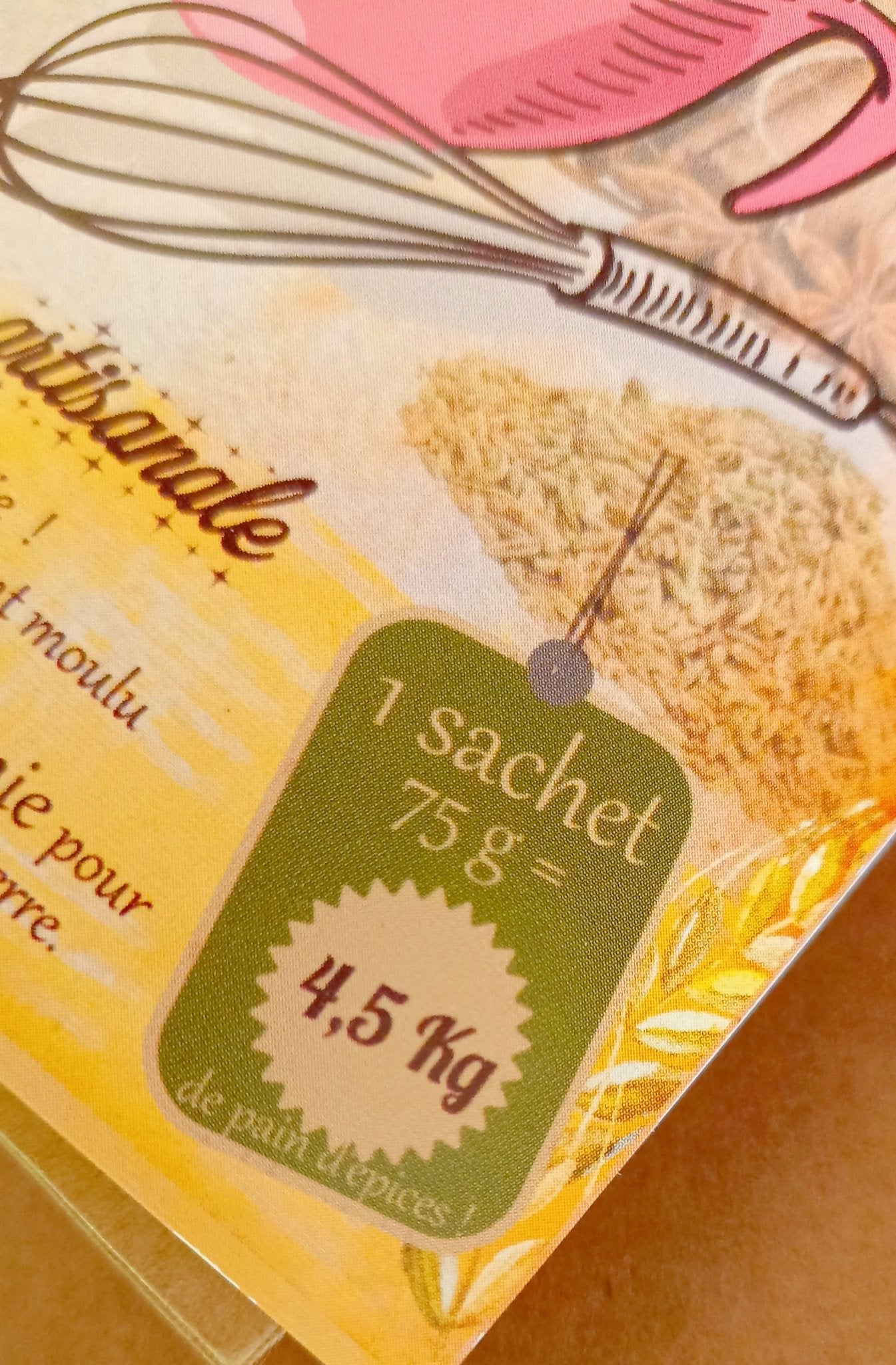Mélange pain d'épices maison sachet 75 g | Livret cadeau avec recette - Tradition Nature-Bienfaits - Utilisations