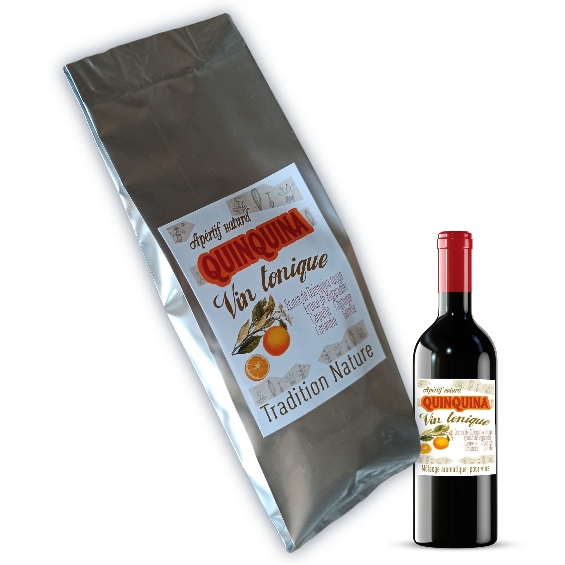 Quinquina | préparation pour apéritif maison tonique | sachet pour 5 litres | Quina kina - Tradition Nature-Bienfaits - Utilisations